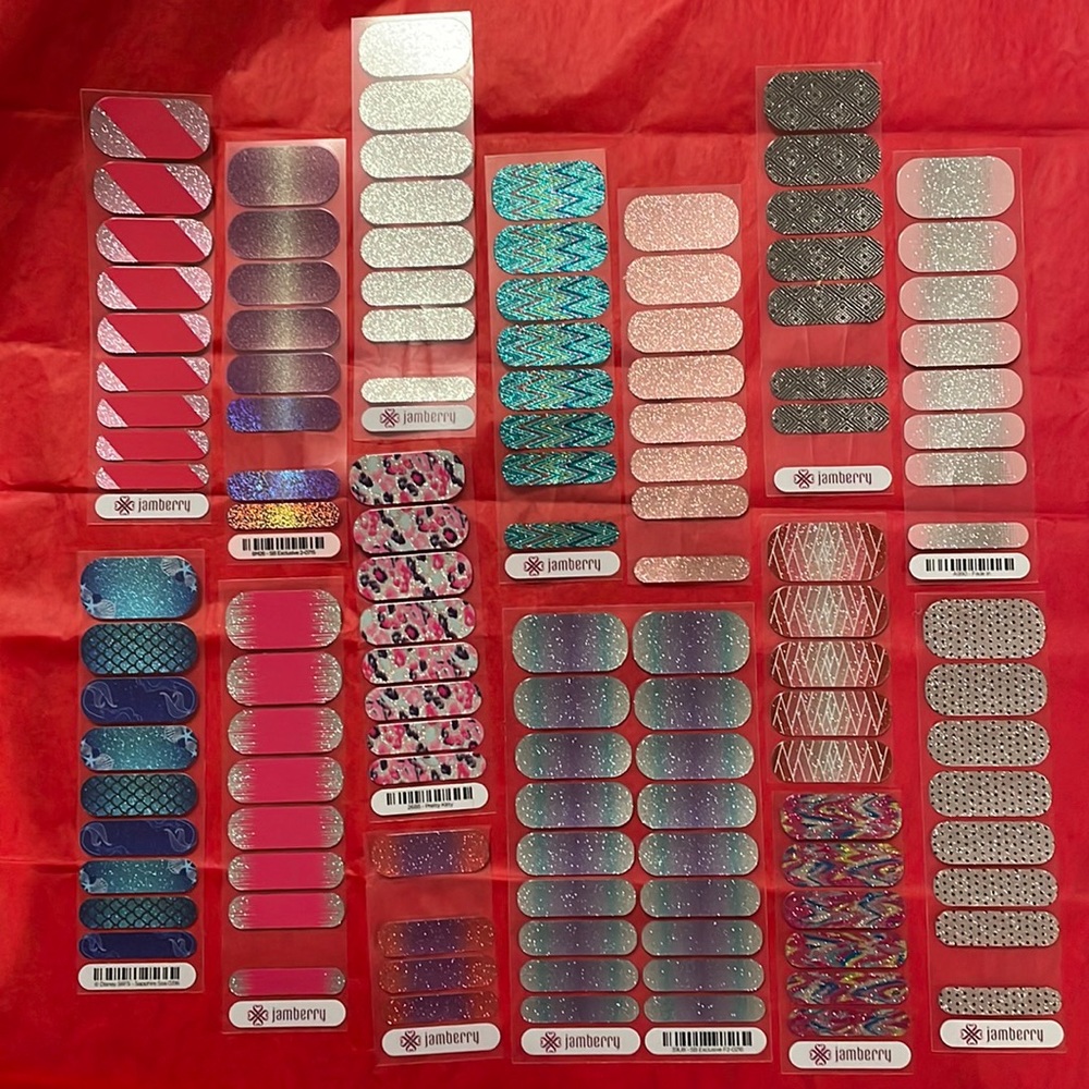 Jamberry sparkle nail wrap sheets